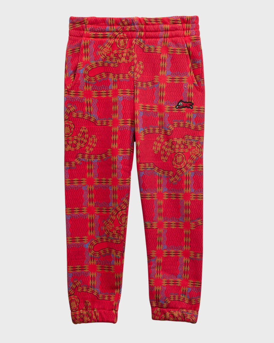 Boy's Graphic Printed Sweatpants, Size 2-10